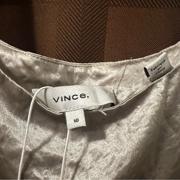 NWT Vince Shiny Slip Dress $295 size - Picture 3 of 5